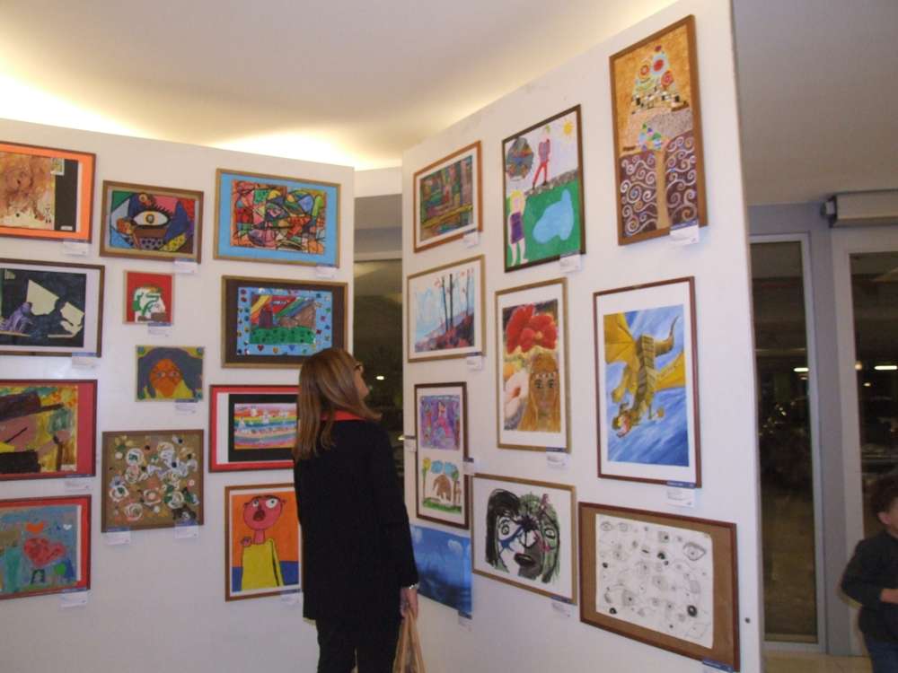 Visita a la muestra de obras de alumnos